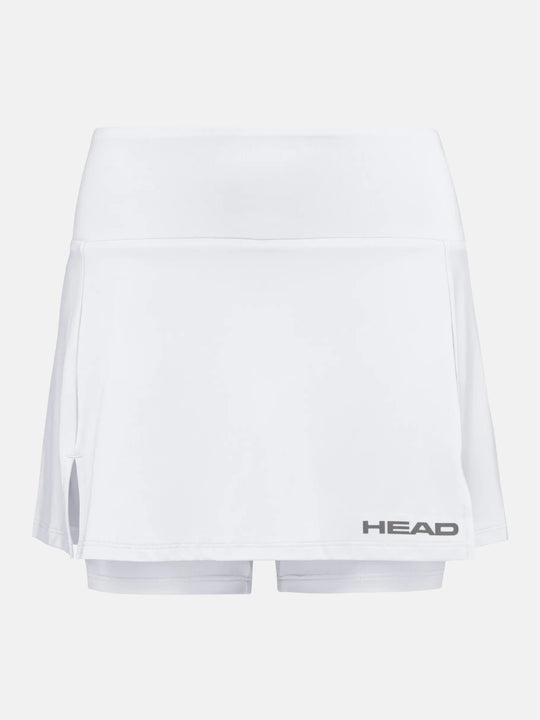 HEAD CLUB BASIC SKORT W BIANCO