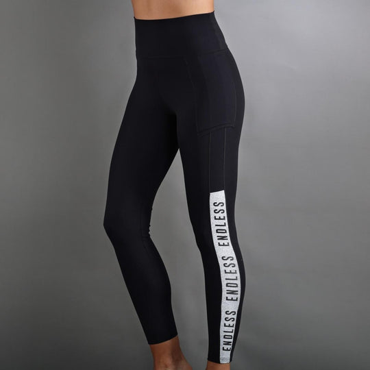ENDLESS LEGGINS BIANCO E NERO