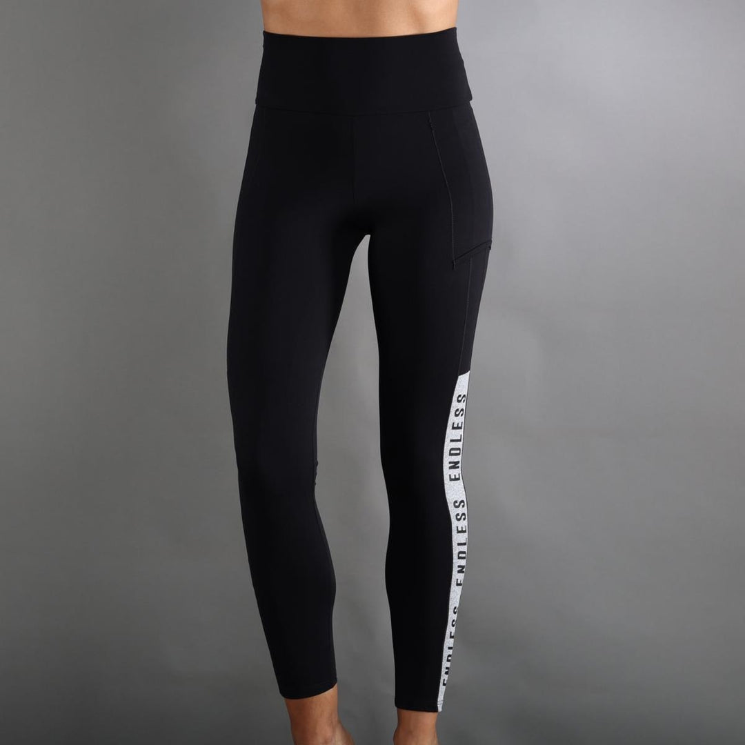 ENDLESS LEGGINS BIANCO E NERO
